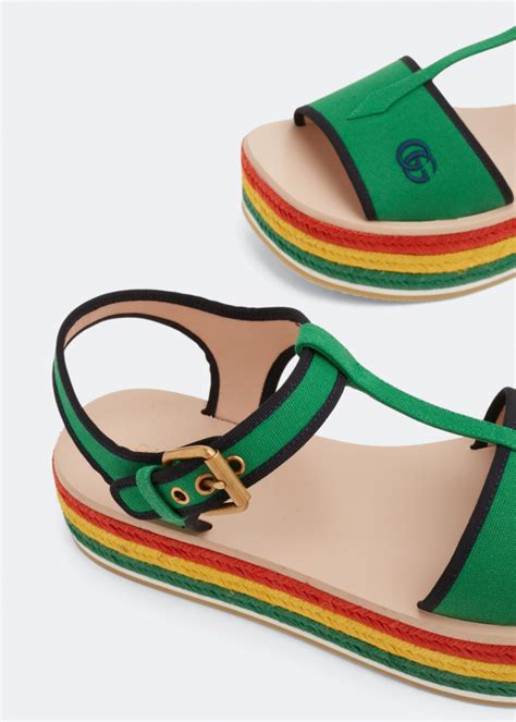 gucci sideba|gucci canvas platform sandals.